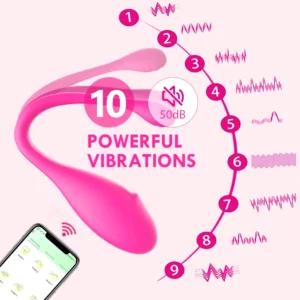 Vibrador inalámbrico con Bluetooth para mujer