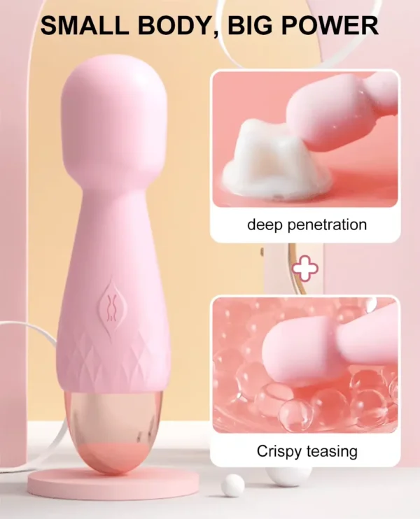Mini vibrador de vibración fuerte para mujer