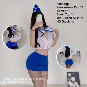 Uniforme de azafata sexy