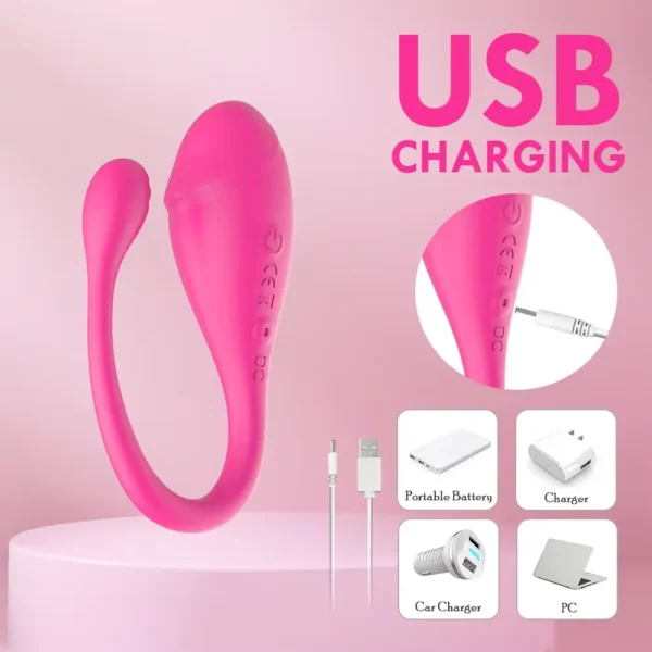 Vibrador inalámbrico con Bluetooth para mujer