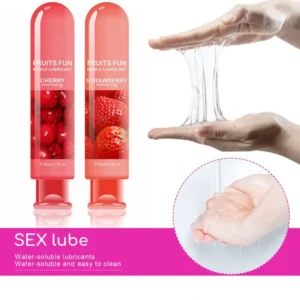 Gel Lubricante Afrutado Comestible de 80ml - Sensual y Perfecto para Masajes