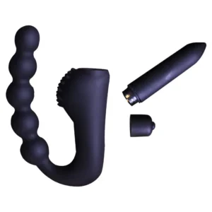 Vibrador Masajeador de 10 Velocidades – Plug Anal de Silicona para Estimulación